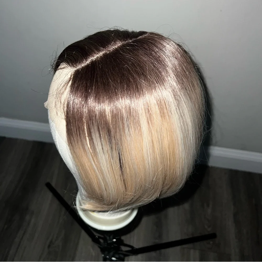 Stylish Lace Front Ombré Wig - Picture 8 of 14